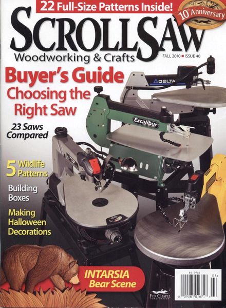  Scroll Saw Woodworking &amp; Crafts – Issue 40, Fall 2010 - PDF Magazine