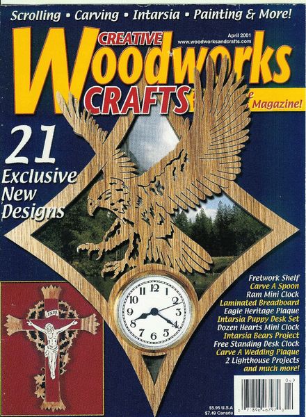 Download Creative Woodworks & crafts – 077, 2001-04 - PDF Magazine