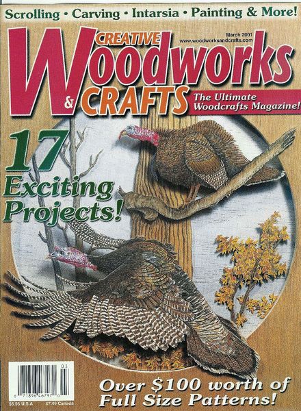 Download Creative Woodworks & crafts – 076, 2001-03 - PDF Magazine