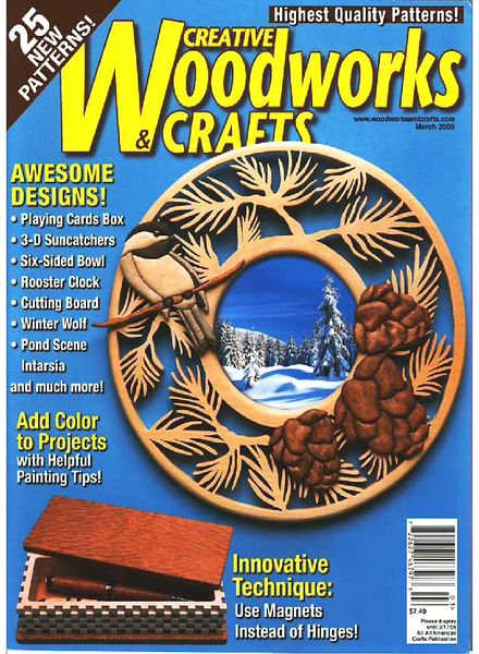Download Creative Woodworks & Crafts – March 2009 - PDF Magazine