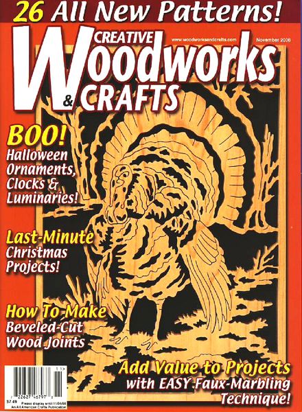 Download Creative Woodworks & Crafts – November 2008 - PDF Magazine