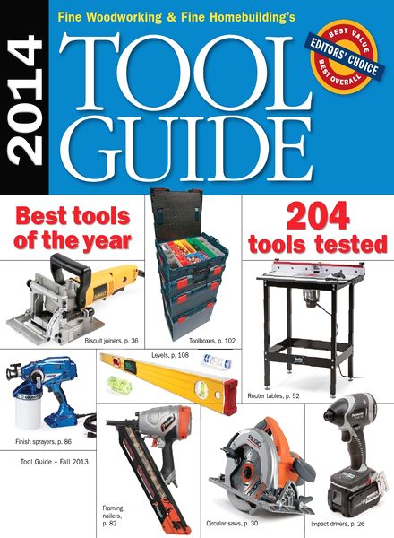 Fine Woodworking & Fine Homebuilding’s 2014 Tool Guide