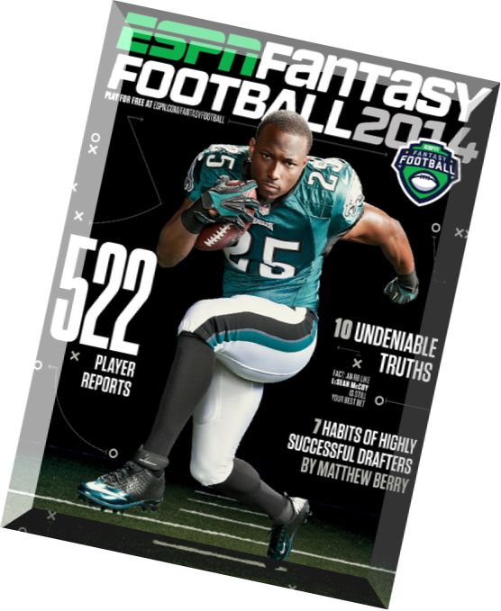 Download ESPN Fantasy Football – July 2014  PDF Magazine