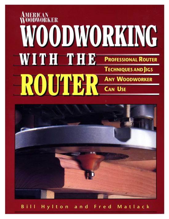 American Woodworker With The Router
