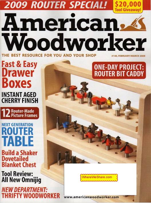 American Woodworker – February-March 2009 #140