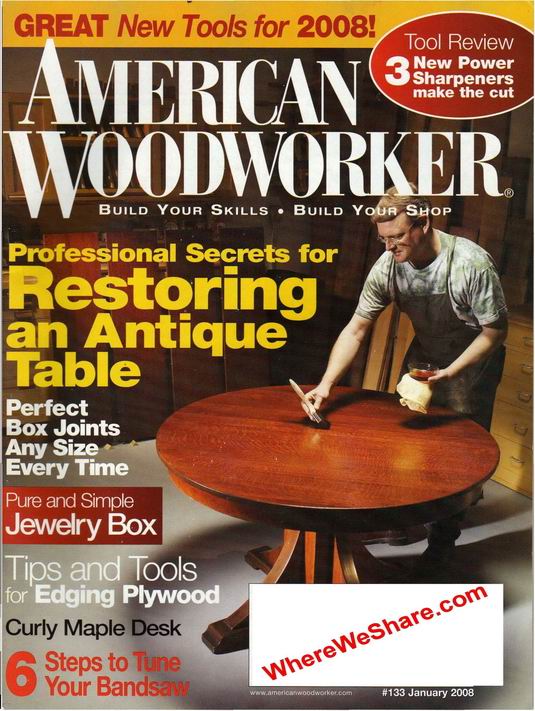 American Woodworker – January 2008 #133