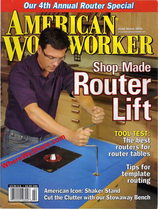 American Woodworker – March 2004 #106