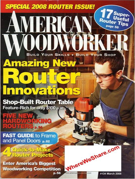 American Woodworker – March 2008 #134
