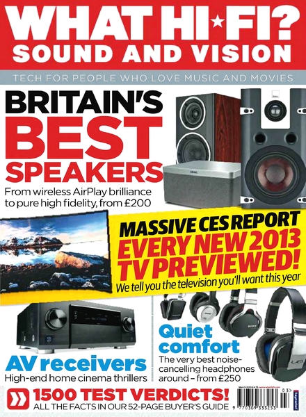 What Hi-Fi Sound and Vision – March 2013