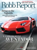 Robb Report – August 2011