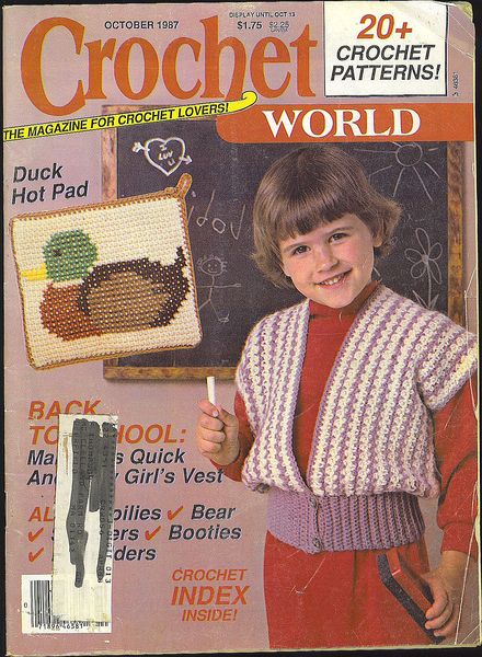 Crochet World – October 1987