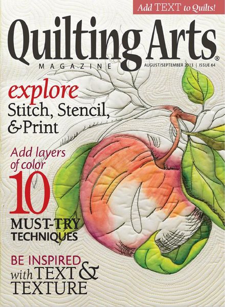 Quilting Arts – Issue 64, August-September 2013