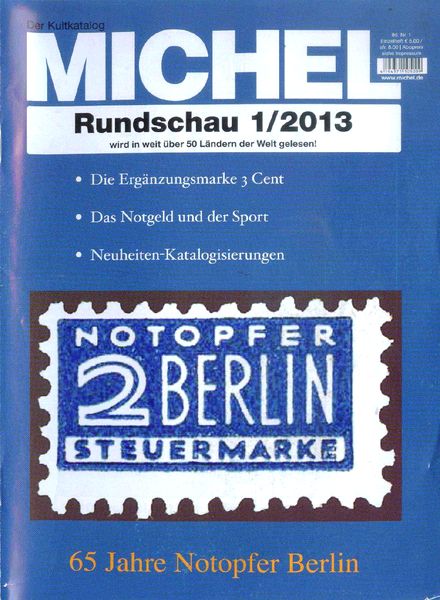 Michel – Rundschau Issue 01, 2013