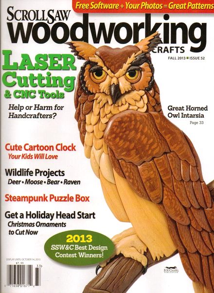Scrollsaw Woodworking & Crafts – Issue 52, Fall 2013