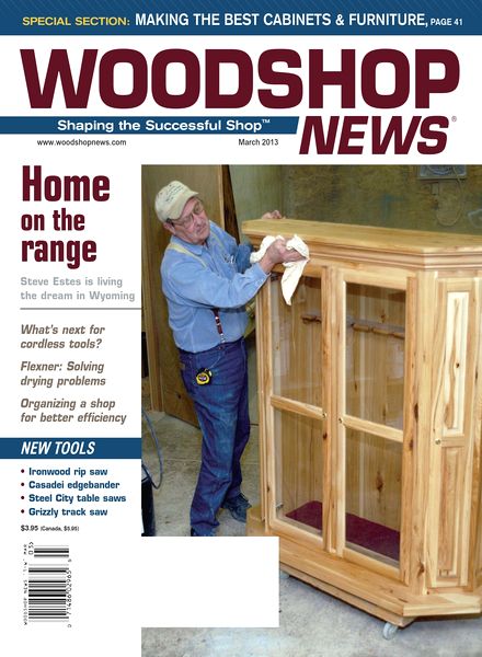 Woodshop News – March 2013