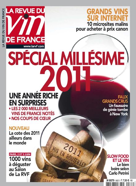 La Revue du Vin de France N 562, Juin 2012