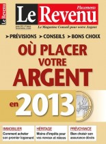 Le Revenu Placements 191 – Janvier 2013