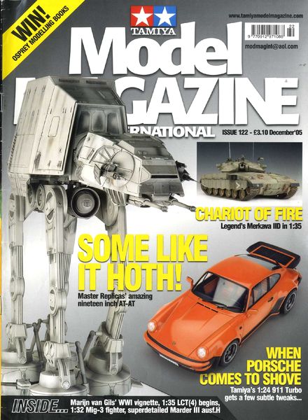 Tamiya Model Magazine International – Issue 122, Merkava IID, MiG-3,Porsche 911,Marder III
