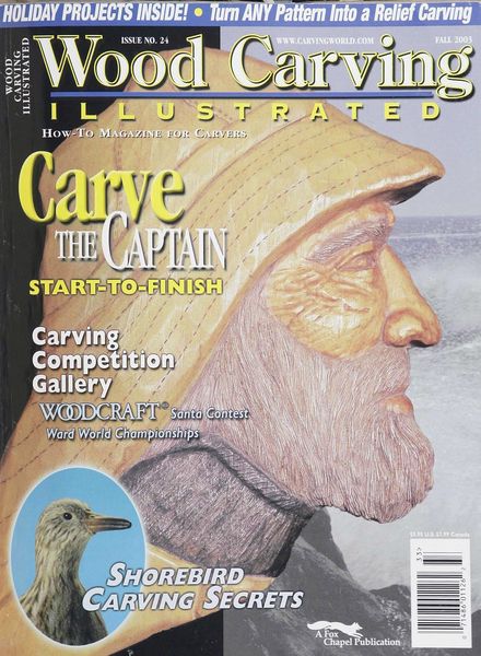 Woodcarving Illustrated – Issue 24, Fall 2003