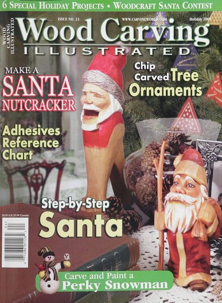 Woodcarving Illustrated – Issue 21, Holiday 2002