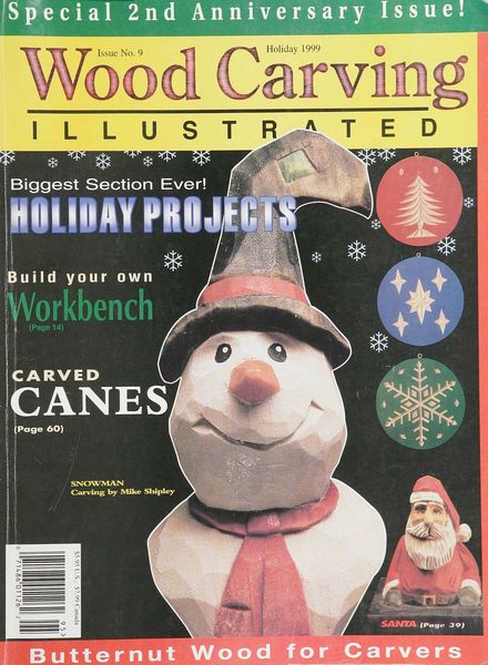 Woodcarving Illustrated – Issue 9, Holiday 1999