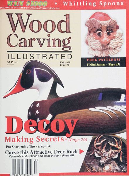 Woodcarving Illustrated – Issue 4, Fall 1998