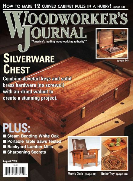 Woodworker’s Journal – August 2013