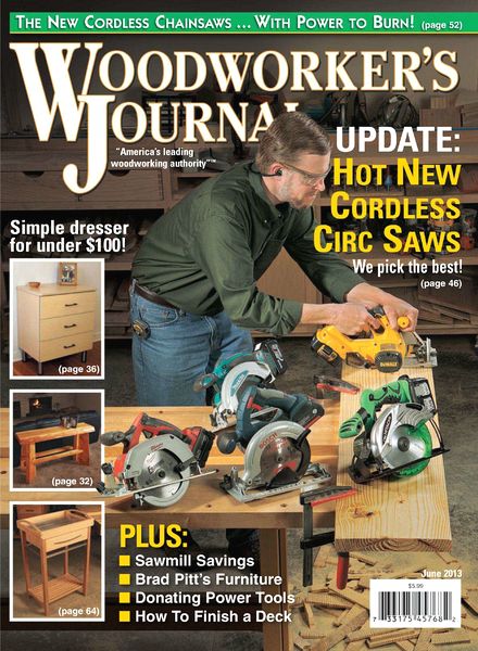 Woodworker’s Journal – June 2013