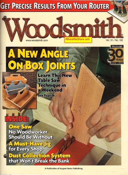 Woodsmith Issue 182