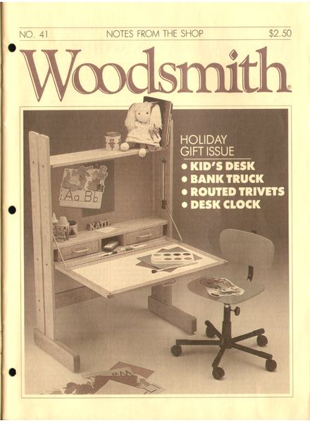 WoodSmith Issue 41, Sept-Oct 1985 – Kid_s Desk