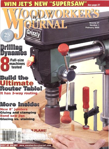 Woodworker’s Journal – Vol 27, Issue 1 – Jan-Feb 2003