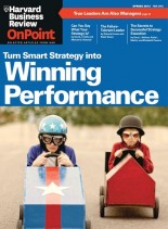 Harvard Business Review OnPoint – Spring 2013