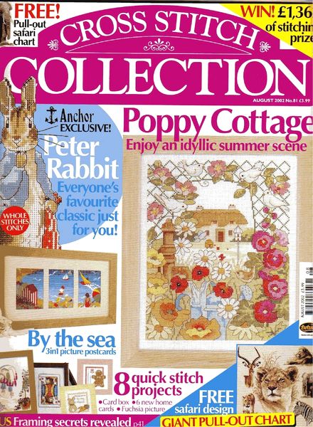 Cross Stitch Collection 081 August 2002
