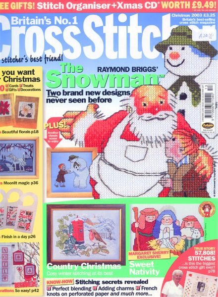 CrossStitcher 142 Christmas 2003