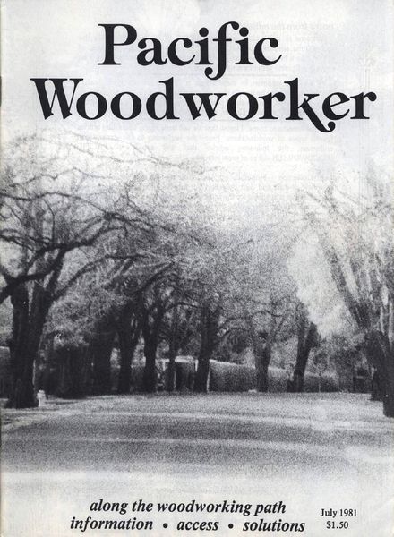 Popular Woodworking – 002, 1981