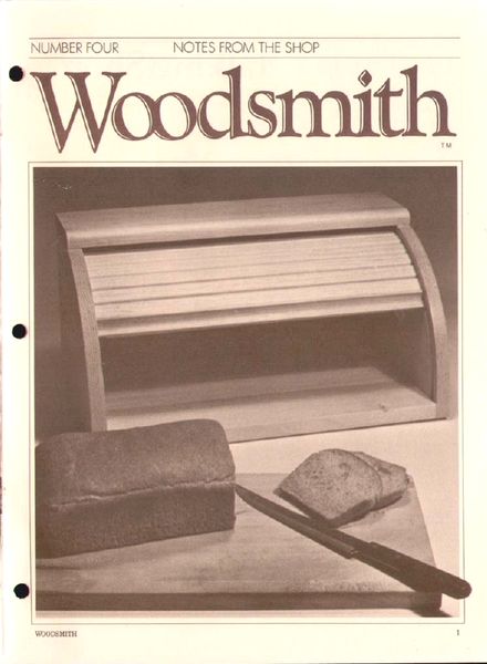 WoodSmith Issue 04, July 1979 – Roll-Top Bread Box