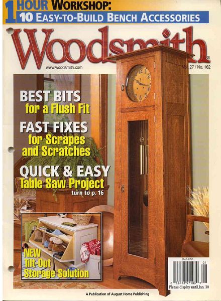 WoodSmith Issue 162, Dec-Jan 2005 – Tilt-Out Storage Solution
