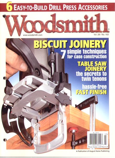 WoodSmith Issue 163, Feb 2006 – 6 Easy-to-Build Drill Press Accessories