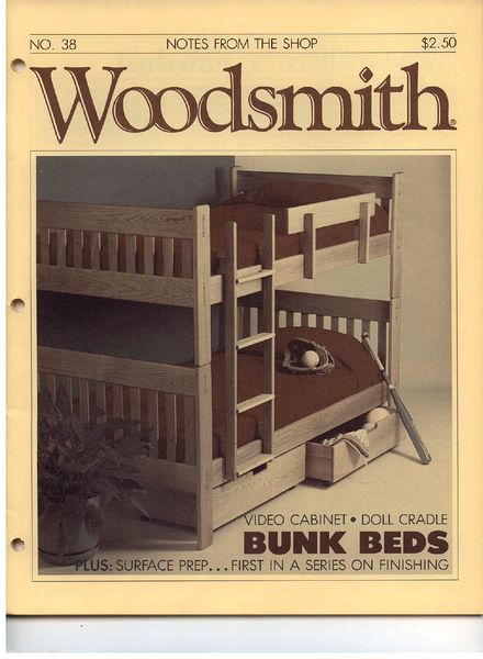 WoodSmith Issue 38, Mar-Apr 1985 – Bunk Beds