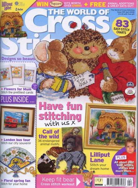 The world of cross stitching 109, April 2006
