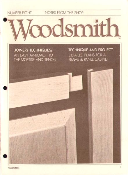 WoodSmith Issue 08, Mar 1980 – Joinery Techniques