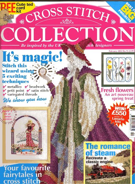 Cross Stitch Collection 075 February 2002