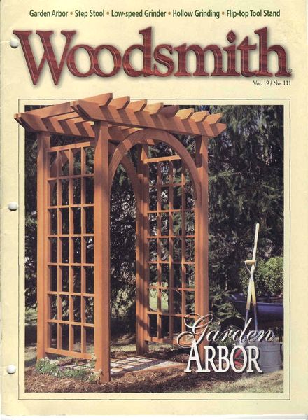 WoodSmith Issue 111, June 1997 – Garden Arbor
