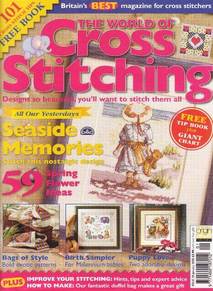 The world of cross stitching 28, January 2000