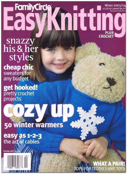 Family Circle Easy Knitting 2003-04 Winter