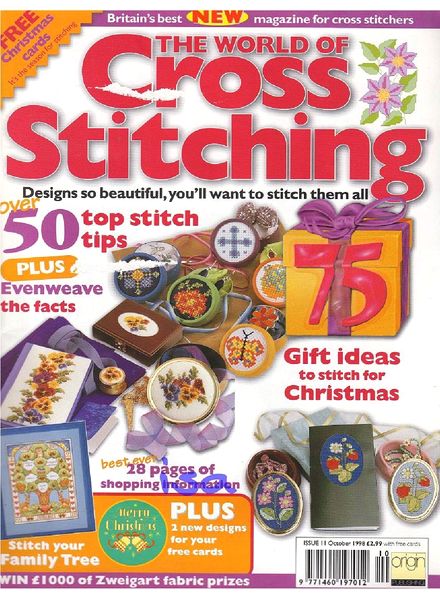 The world of cross stitching 11, October 1998