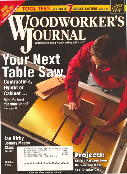 Woodworker’s Journal – Vol 30, Issue 5 – SeptOct 2006