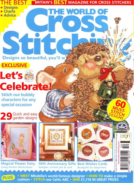 The world of cross stitching 50, October 2001