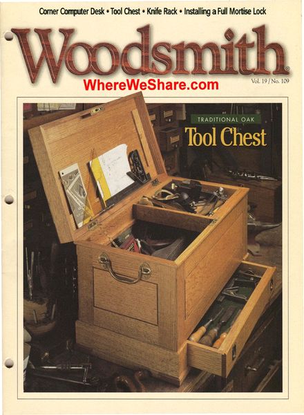 Woodsmith Issue 109, Feb 1997 – Tool Chest s