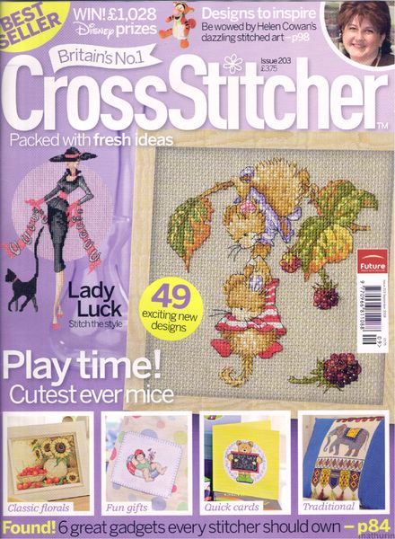 CrossStitcher 203 September 2008